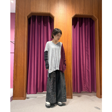 NEW IN🖤ストライプ切替パンツのご紹介!!