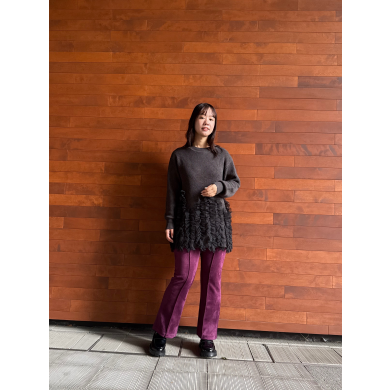 NEW IN🩶チュールフリルニットプルオーバーのご紹介