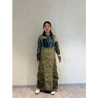 ☆新作☆サスペンダー付ミリタリースカート