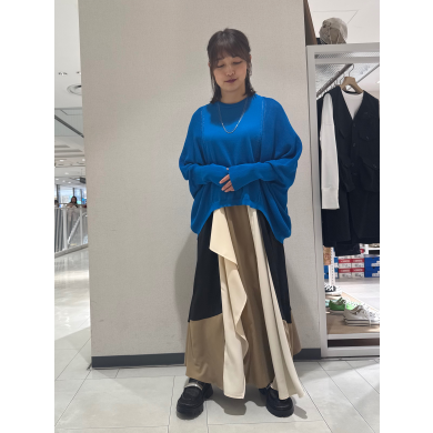 NEW IN💙切替ドルマンニットプルオーバーのご紹介!!