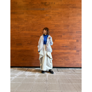 NEW IN💙サイドドレープスカートのご紹介！！