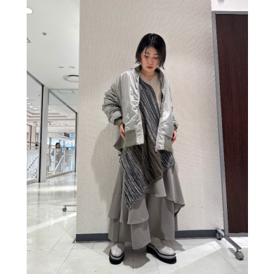 NEW IN🩶ギャザージップブルゾンのご紹介!!