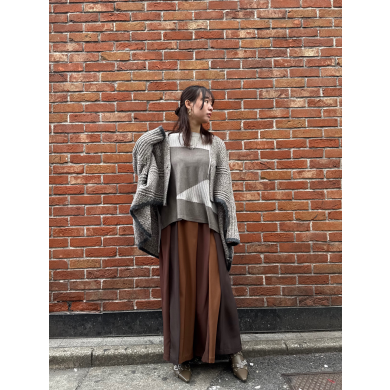 NEW IN🤎大人気！！2WAYワイドニットカーディガンのご紹介