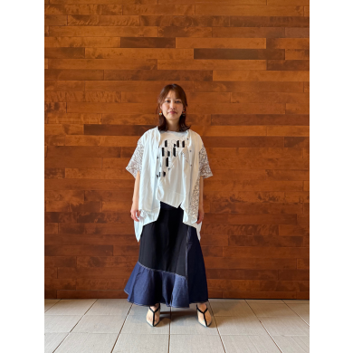 ☆SALE☆切替ワイドブラウス