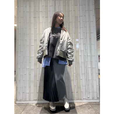 NEW IN🩶ギャザージップブルゾンのご紹介!!