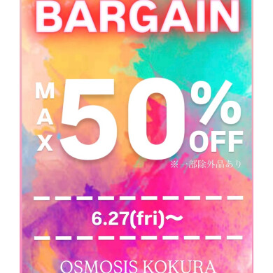 BARGAIN開催中☆☆☆店内商品MAX50%OFF☆☆☆