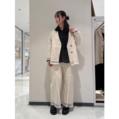 NEW IN🤍シアーレイヤードジャケットのご紹介!!