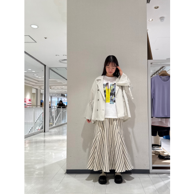 NEW IN🤍ストライプマーメイドスカートのご紹介！！