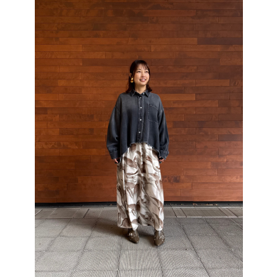 NEW IN🤎セルロースデニムビッグシャツのご紹介！！