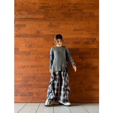 NEW IN🩶ワイドリブニットプルオーバーのご紹介！！