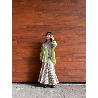 NEW IN🤍バイカラードルマンブラウスのご紹介！！