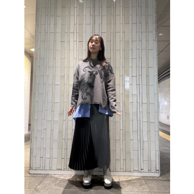 NEW IN🩶ジャガードニットプルオーバーのご紹介!!