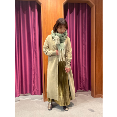 NEW IN🧡2WAYバックプリーツニットカーディガンのご紹介！！