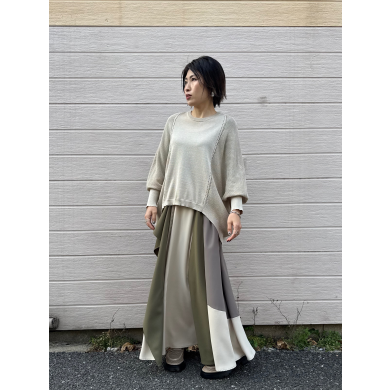 NEW IN🤍切替ドルマンニットプルオーバーのご紹介!!