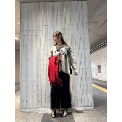 NEW IN🖤ジャガードニットプルオーバーのご紹介!!