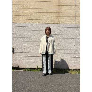 NEW IN🤍レースラインギャザーパンツのご紹介！！