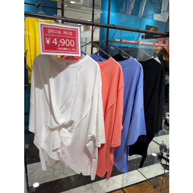 ☆SALE☆リボンアレンジ切替Tシャツ