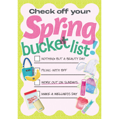 Check off your spring bucket list !