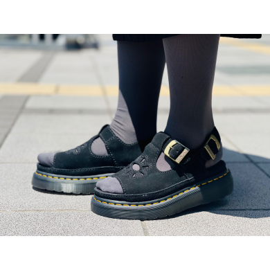 【新作】SS25 サンダル　DUNNET FLOWER BLACK