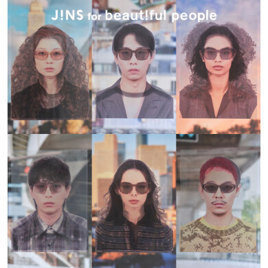JINS for beautiful people コラボサングラス第2弾発売!