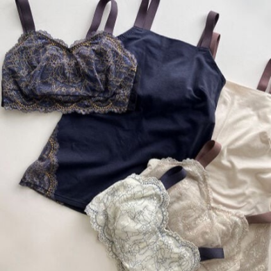 ナイトアップブラ レーシィ(Night Up Bra Lacy) キャミソールタイプ ブラトップ