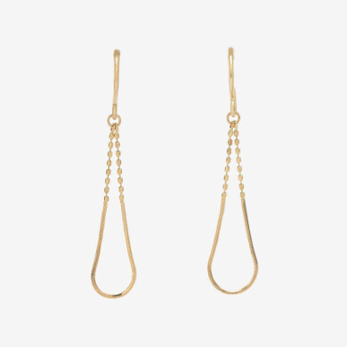 揺れる煌めき しずくピアス