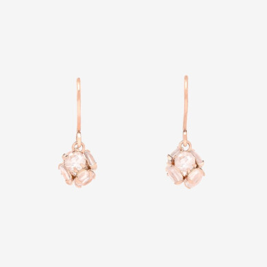 キラキラ輝くロンデルピアス