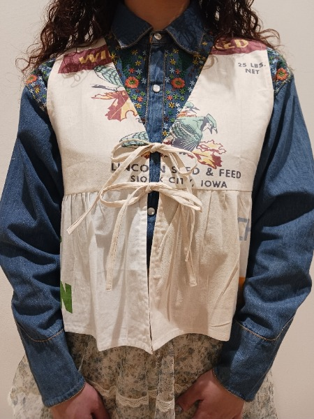 Peplum vest coordinate 