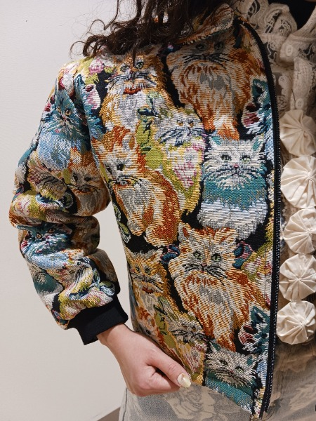 Animal goblin short jacket coordinate 