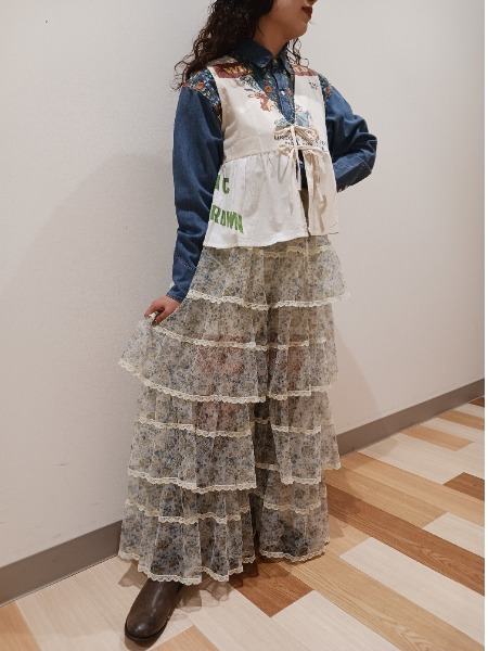 Peplum vest coordinate 